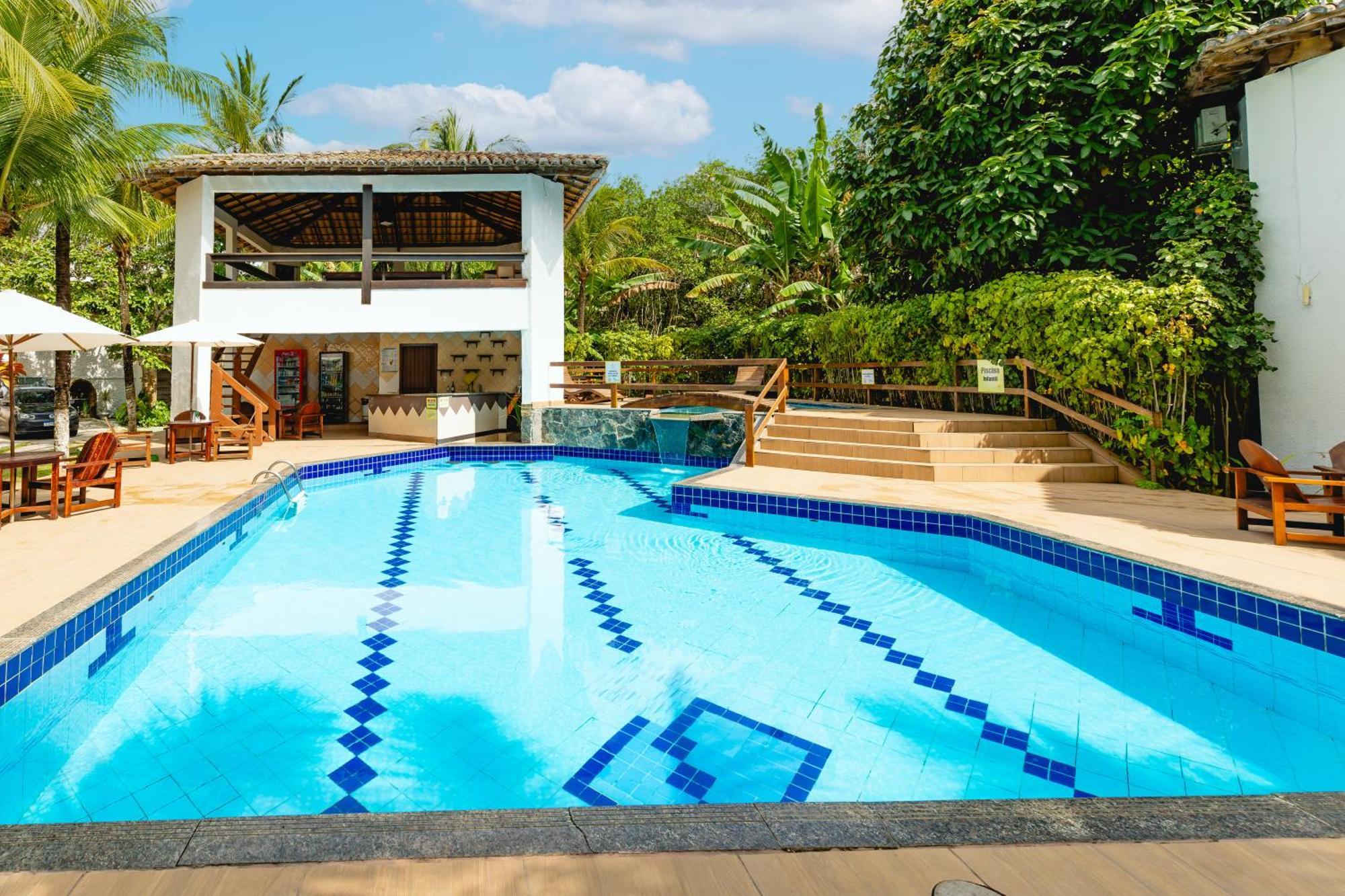 Arraial Do Sol Beach Hotel Porto Seguro Bagian luar foto